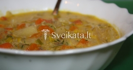 Balinta daržovių sriuba