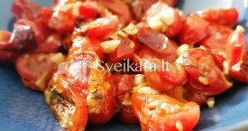Orkaitėje kepti pomidorai
